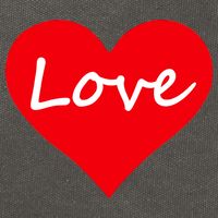 Valentine's Day Love Heart Cotton Canvas Backpack