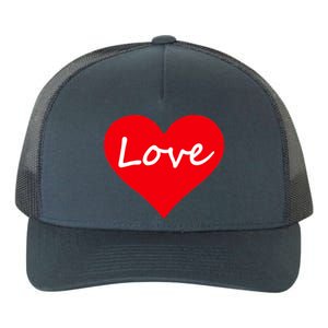 Valentine's Day Love Heart Yupoong Adult 5-Panel Trucker Hat