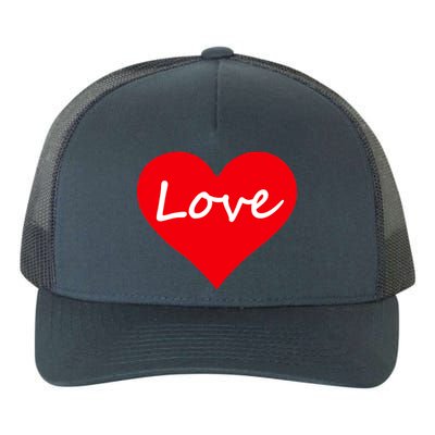 Valentine's Day Love Heart Yupoong Adult 5-Panel Trucker Hat