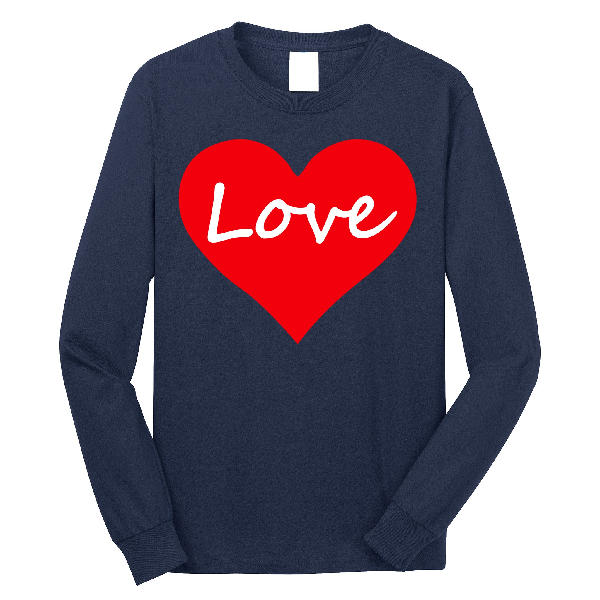 Valentine's Day Love Heart Long Sleeve Shirt