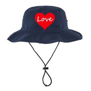 Valentine's Day Love Heart Legacy Cool Fit Booney Bucket Hat