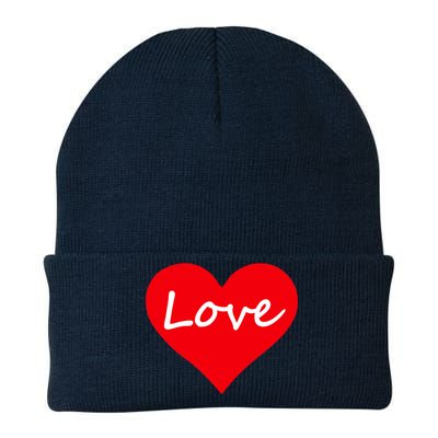 Valentine's Day Love Heart Knit Cap Winter Beanie