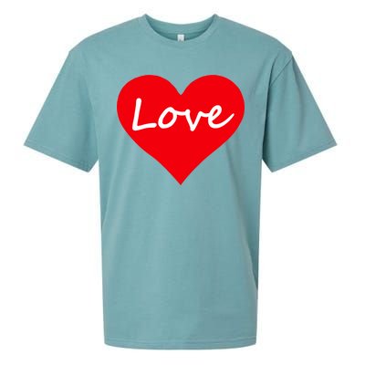 Valentine's Day Love Heart Sueded Cloud Jersey T-Shirt