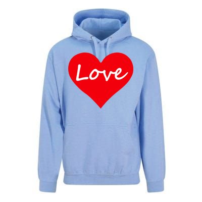 Valentine's Day Love Heart Unisex Surf Hoodie