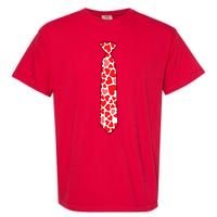 Valentine's Day Love Hearts Tie Garment-Dyed Heavyweight T-Shirt