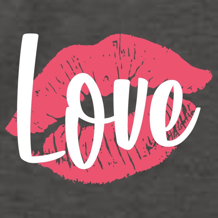 Valentines Day Love Lips Vector Backpack