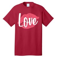 Valentines Day Love Lips Tall T-Shirt