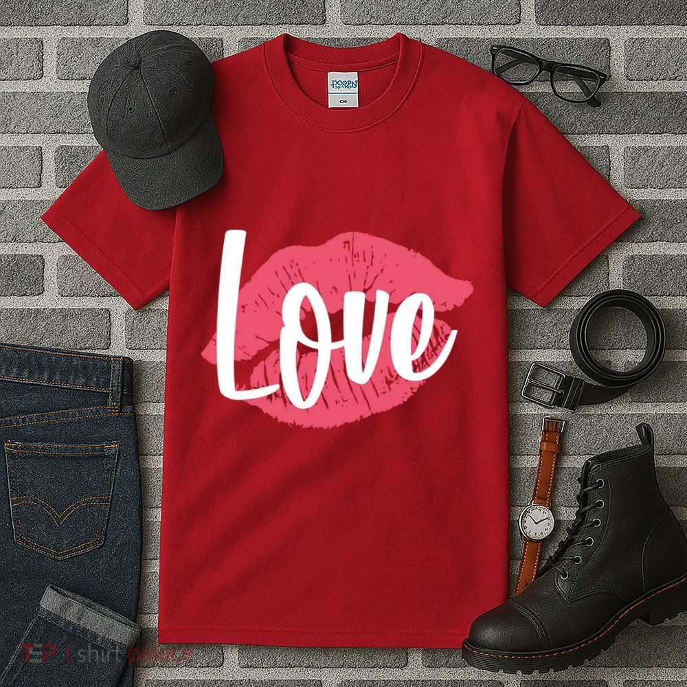 Valentines Day Love Lips Tall T-Shirt