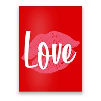 Valentines Day Love Lips Poster