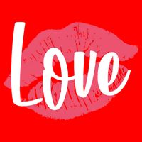 Valentines Day Love Lips Poster