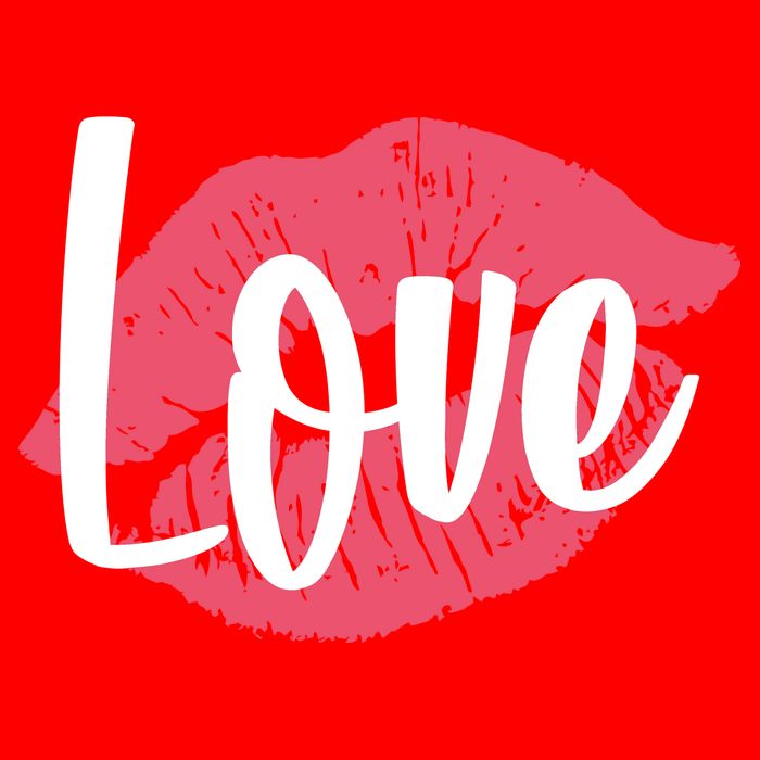 Valentines Day Love Lips Poster