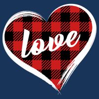 Valentines Day Love Plaid Heart Infant Baby Jersey Bodysuit
