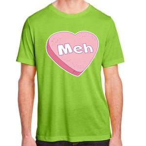 Valentine's Day Meh Conversation Heart Candy Adult ChromaSoft Performance T-Shirt