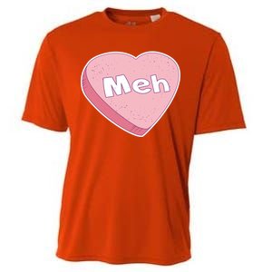 Valentine's Day Meh Conversation Heart Candy Cooling Performance Crew T-Shirt