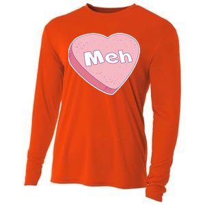 Valentine's Day Meh Conversation Heart Candy Cooling Performance Long Sleeve Crew