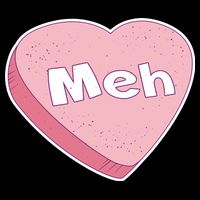 Valentine's Day Meh Conversation Heart Candy Backpack