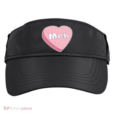 Valentine's Day Meh Conversation Heart Candy Adult Drive Performance Visor