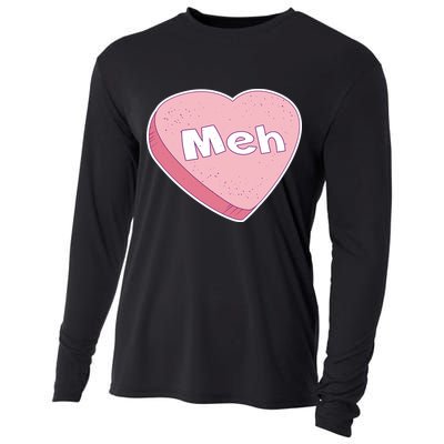 Valentine's Day Meh Conversation Heart Candy Cooling Performance Long Sleeve Crew