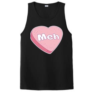 Valentine's Day Meh Conversation Heart Candy PosiCharge Competitor Tank