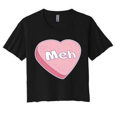 Valentine's Day Meh Conversation Heart Candy Crop Top