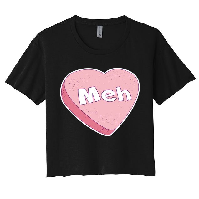 Valentine's Day Meh Conversation Heart Candy Crop Top