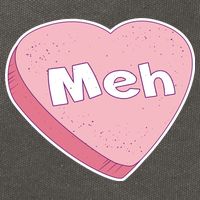 Valentine's Day Meh Conversation Heart Candy Cotton Canvas Backpack