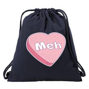 Valentine's Day Meh Conversation Heart Candy Drawstring Bag