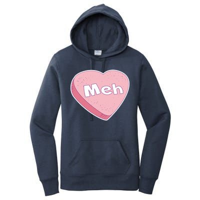 Valentine's Day Meh Conversation Heart Candy Women's Pullover Hoodie