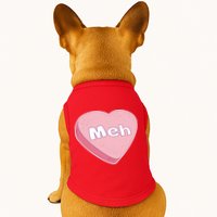Valentine's Day Meh Conversation Heart Candy Doggie Tank