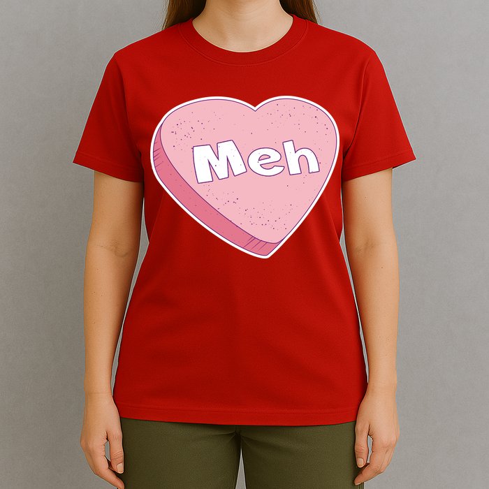 Valentine's Day Meh Conversation Heart Candy T-Shirt