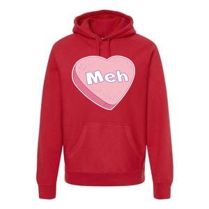 Valentine's Day Meh Conversation Heart Candy Premium Hoodie