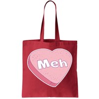 Valentine's Day Meh Conversation Heart Candy Tote Bag