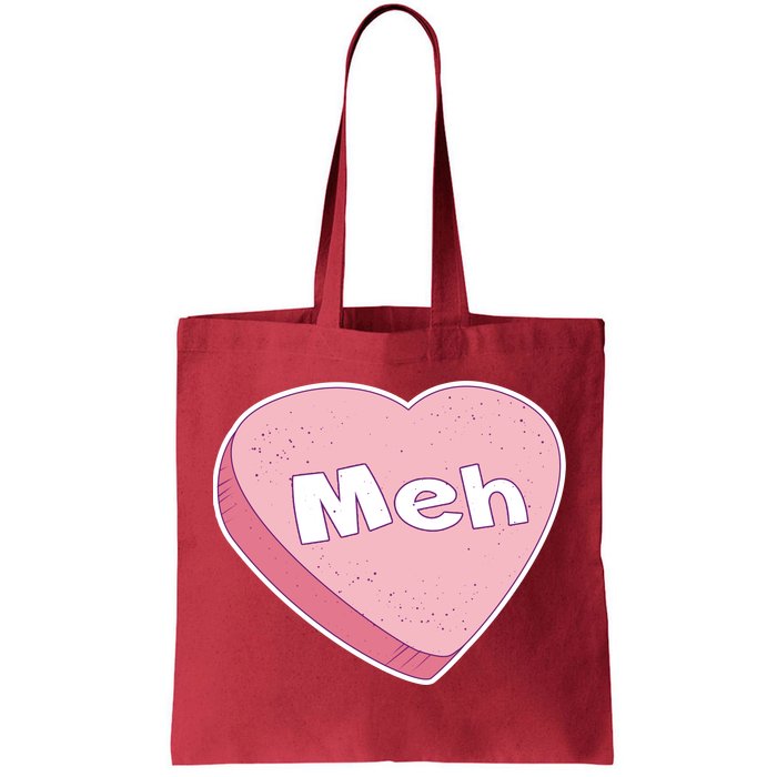 Valentine's Day Meh Conversation Heart Candy Tote Bag