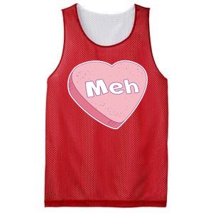 Valentine's Day Meh Conversation Heart Candy Mesh Reversible Basketball Jersey Tank