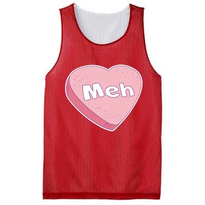 Valentine's Day Meh Conversation Heart Candy Mesh Reversible Basketball Jersey Tank