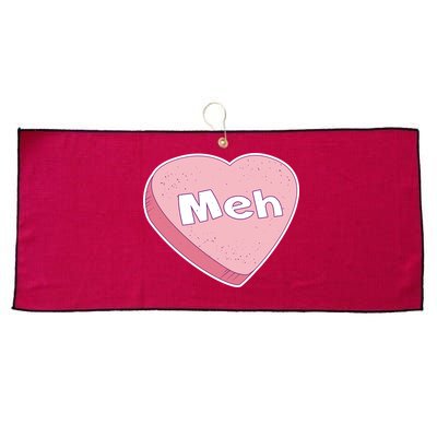 Valentine's Day Meh Conversation Heart Candy Large Microfiber Waffle Golf Towel