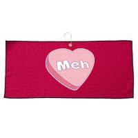 Valentine's Day Meh Conversation Heart Candy Large Microfiber Waffle Golf Towel