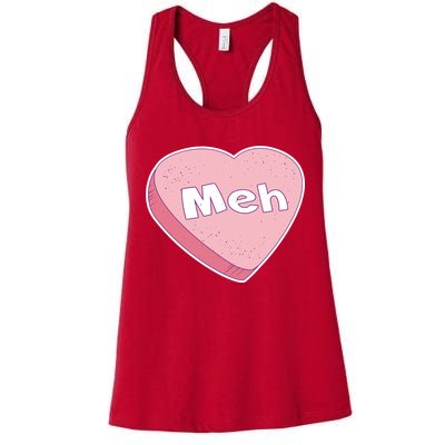 Valentine's Day Meh Conversation Heart Candy Womens Tank Top