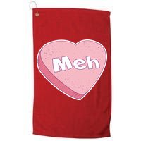 Valentine's Day Meh Conversation Heart Candy Golf Towel