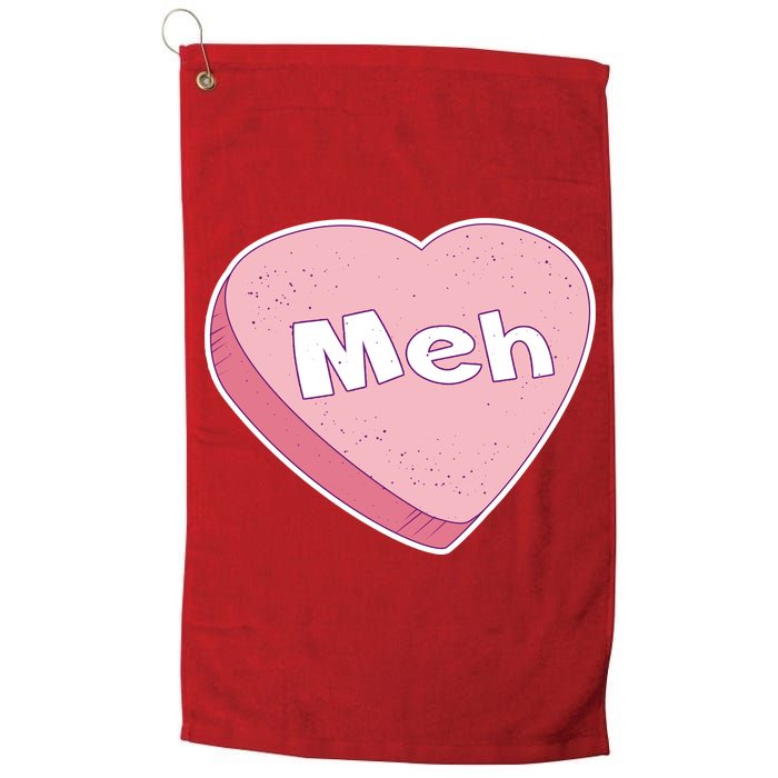Valentine's Day Meh Conversation Heart Candy Golf Towel