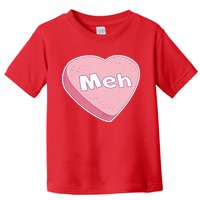 Valentine's Day Meh Conversation Heart Candy Toddler T-Shirt