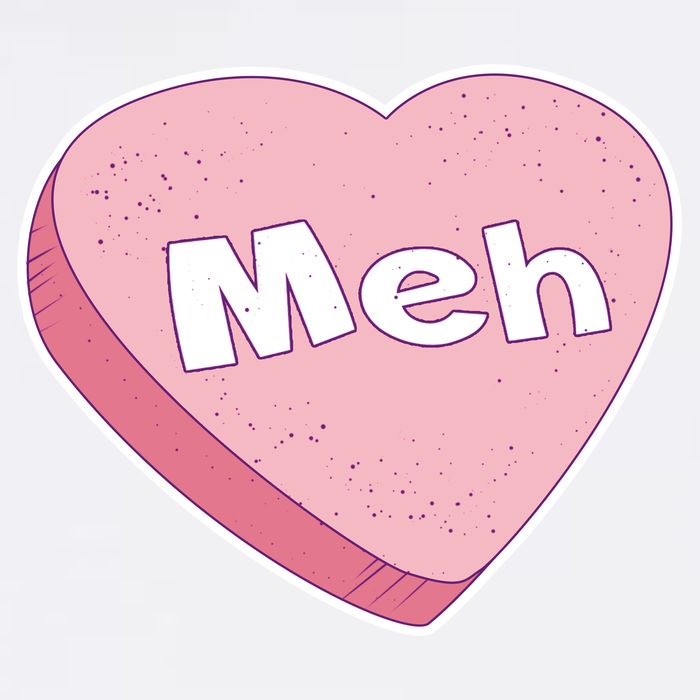 Valentine's Day Meh Conversation Heart Candy Garment-Dyed Sweatshirt
