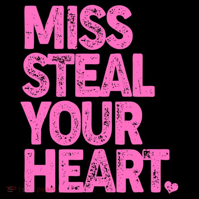 Valentine's Day Miss Steal Your Heart 7-Panel Snapback Hat