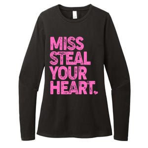 Valentine's Day Miss Steal Your Heart Womens CVC Long Sleeve Shirt