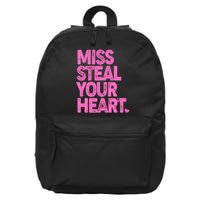 Valentine's Day Miss Steal Your Heart 16 in Basic Backpack