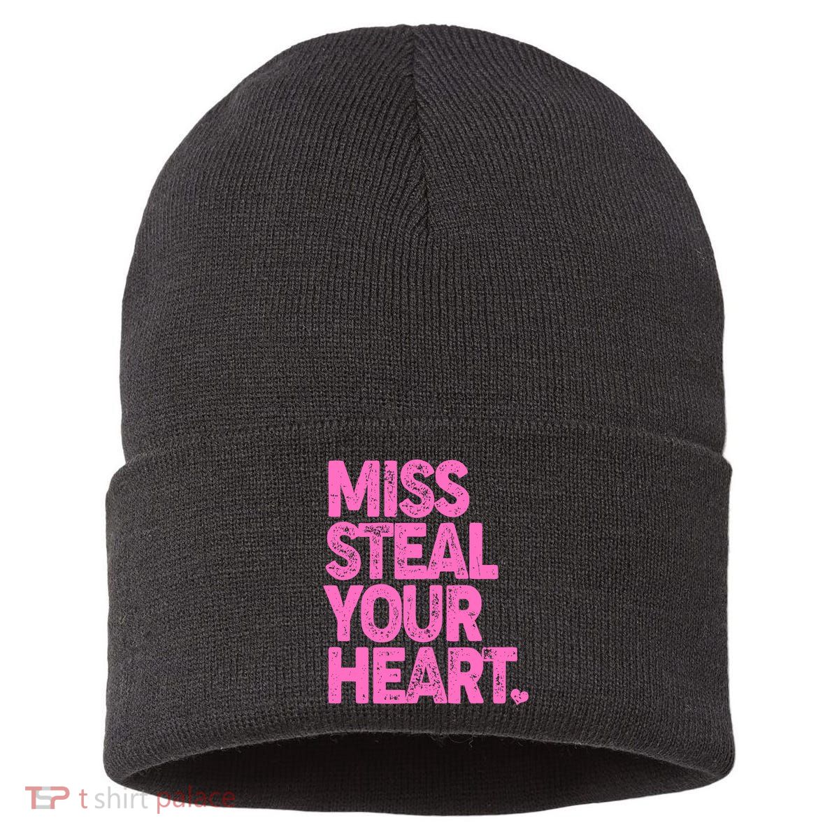 Valentine's Day Miss Steal Your Heart Sustainable Knit Beanie