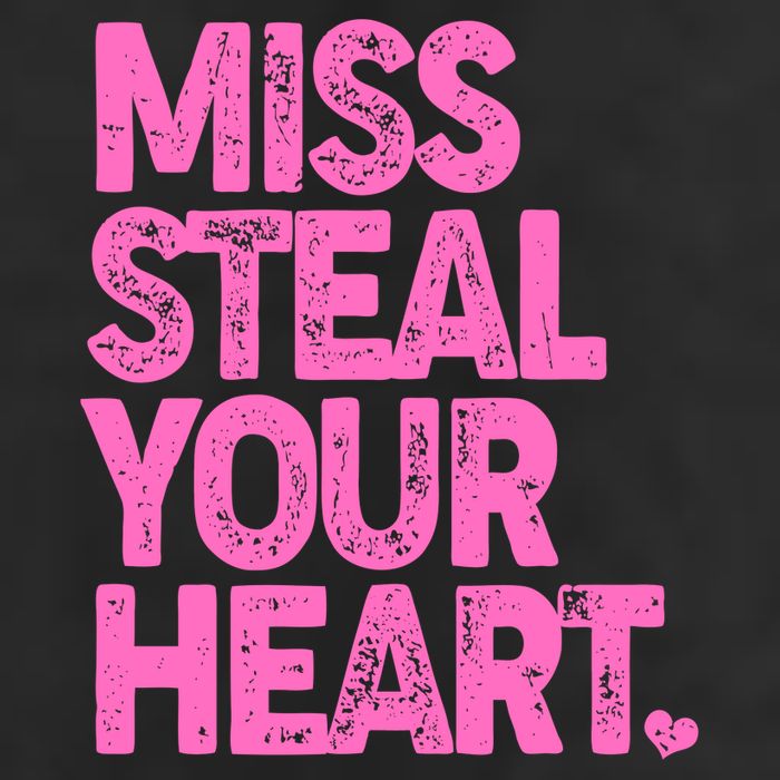 Valentine's Day Miss Steal Your Heart Golf Towel