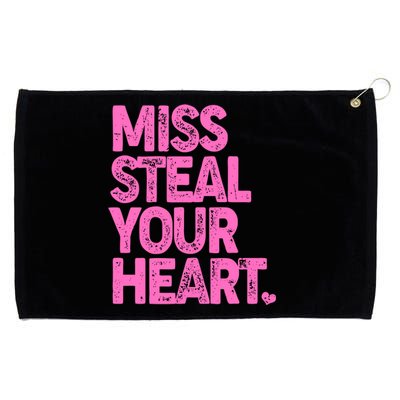 Valentine's Day Miss Steal Your Heart Grommeted Golf Towel