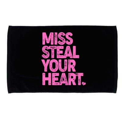 Valentine's Day Miss Steal Your Heart Microfiber Hand Towel