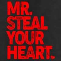 Valentine's Day Mr Steal Your Heart 7 Panel Mesh Trucker Snapback Hat